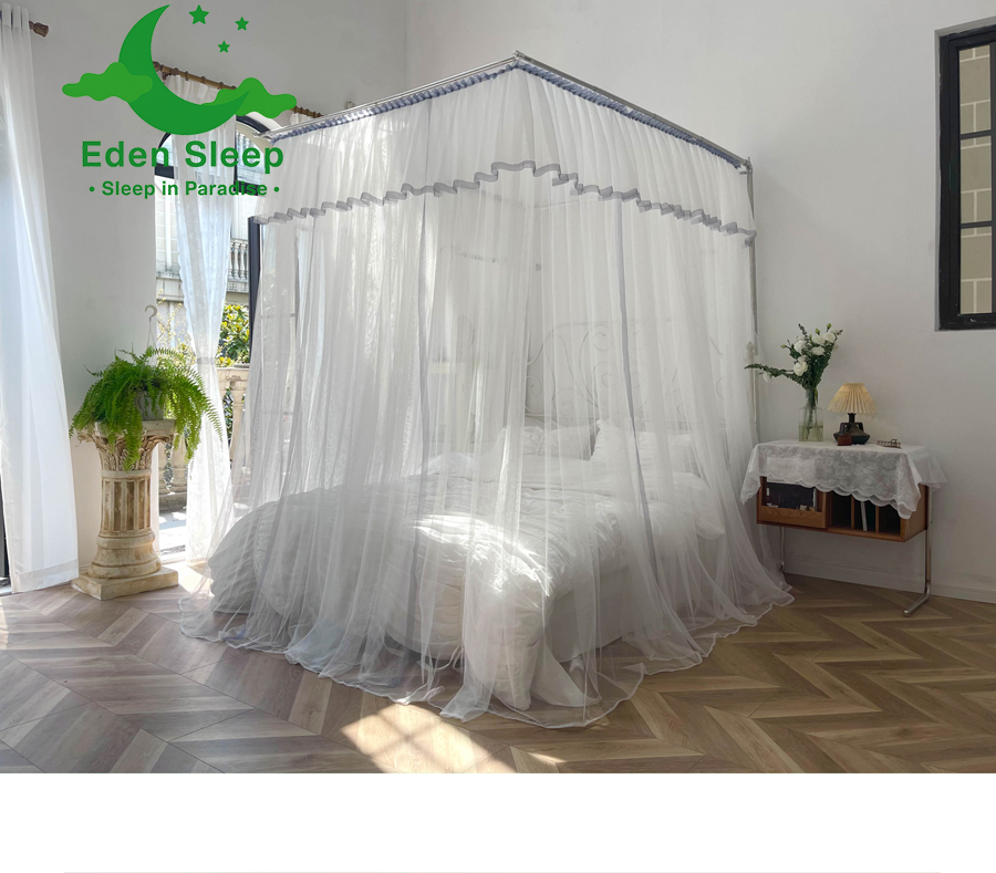 Màn khung không khoan tường thu gọn cao cấp  - Mùng ngủ chống muỗi