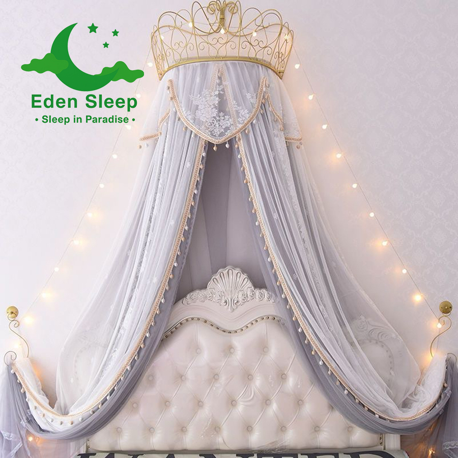 Công chúa kiểu mới trần lưới chống muỗi hình tròn  màn tròn công chúa