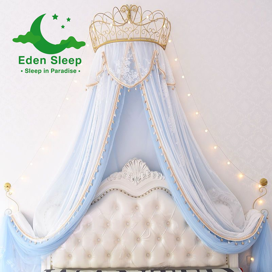 Công chúa kiểu mới trần lưới chống muỗi hình tròn  màn tròn công chúa