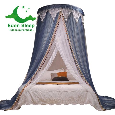 Công chúa kiểu mới trần lưới chống muỗi hình tròn  màn tròn công chúa ,mẫu mới đẹp