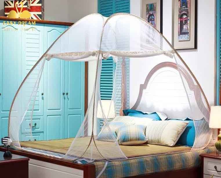 Màn ngủ - Mùng ( màn) chụp chống muỗi người lớn tự bung, gấp gọn cao