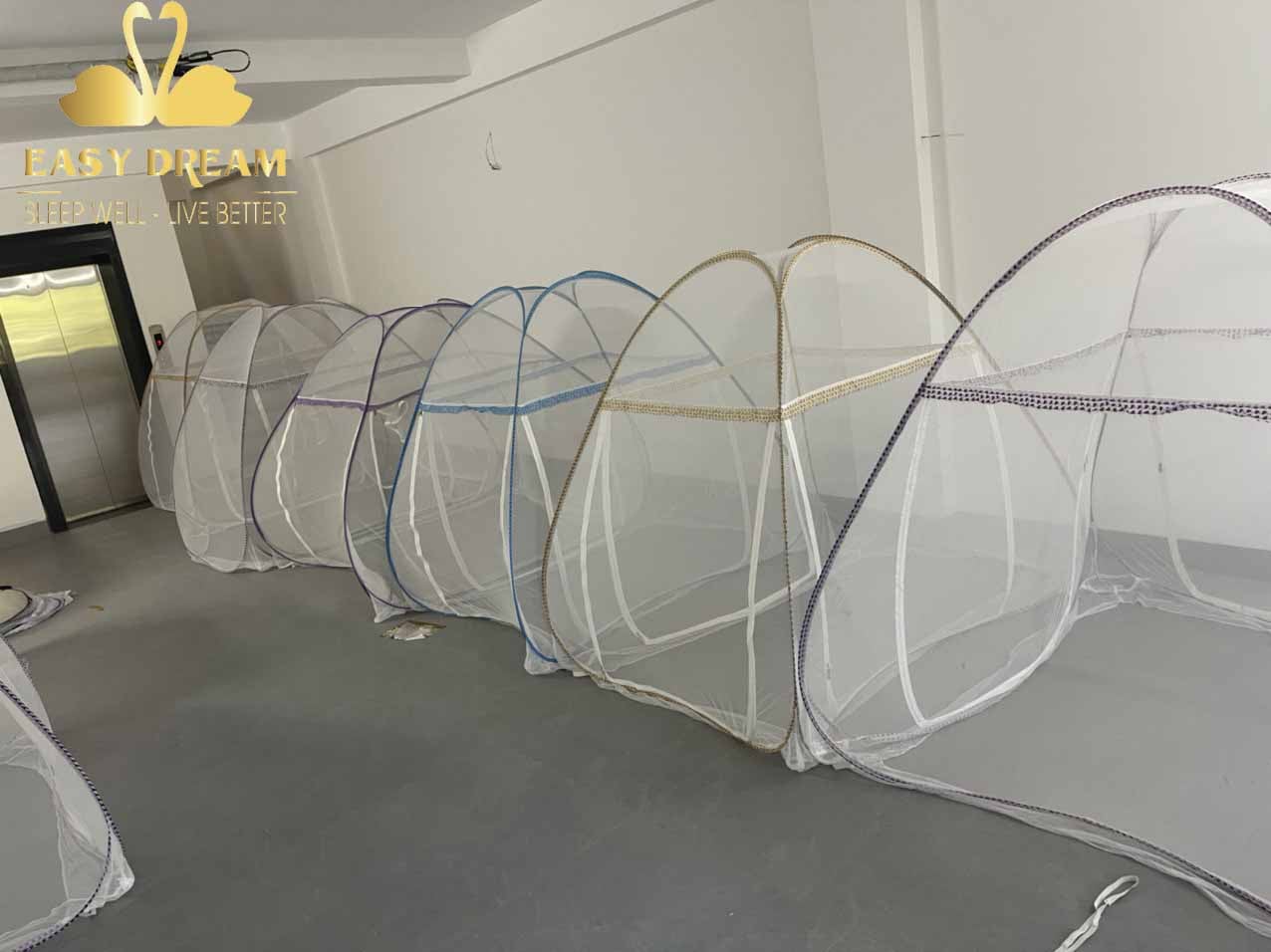 Mùng ( màn) chụp chống muỗi người lớn tự bung, gấp gọn cao