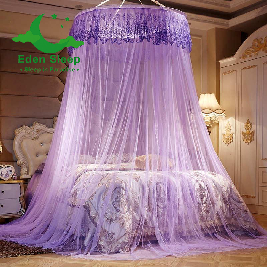 Công chúa kiểu mới trần lưới chống muỗi hình tròn  màn tròn công chúa mẫu