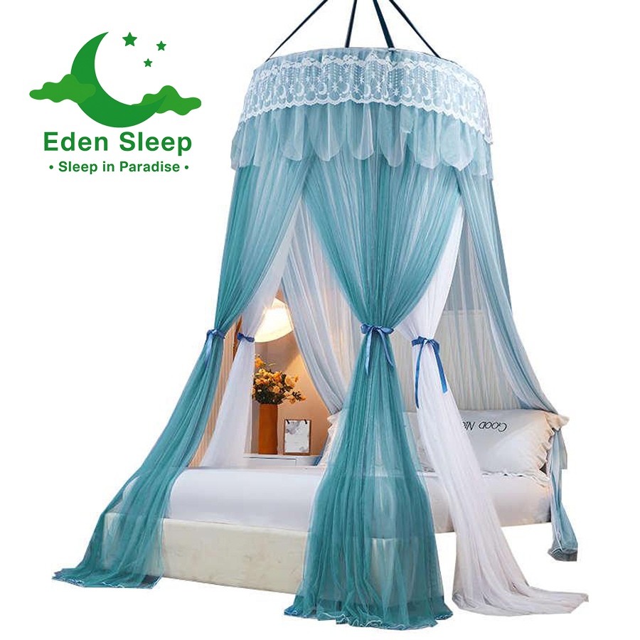 Công chúa kiểu mới trần lưới chống muỗi hình tròn  màn tròn công chúa khách sạn