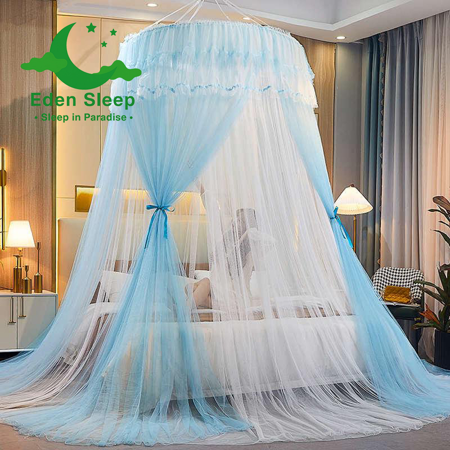 Công chúa kiểu mới trần lưới chống muỗi hình tròn  màn tròn công chúa khách sạn