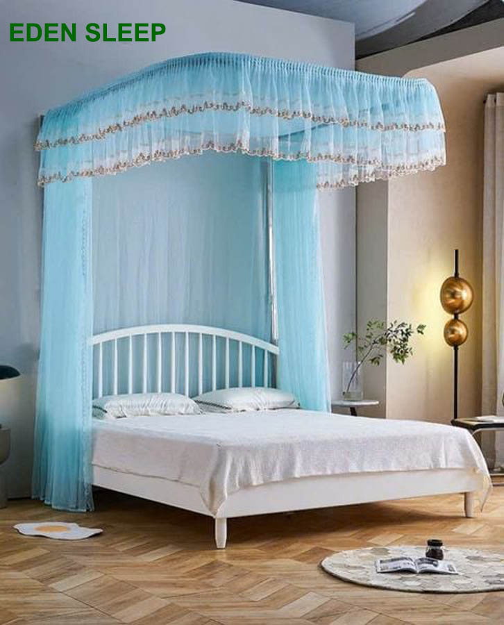 Màn khung không khoan tường   +  kéo dây + tăng chỉnh chiều cao -mùng ròng rọc chống muỗi cao cấp đẹp mẫu mới