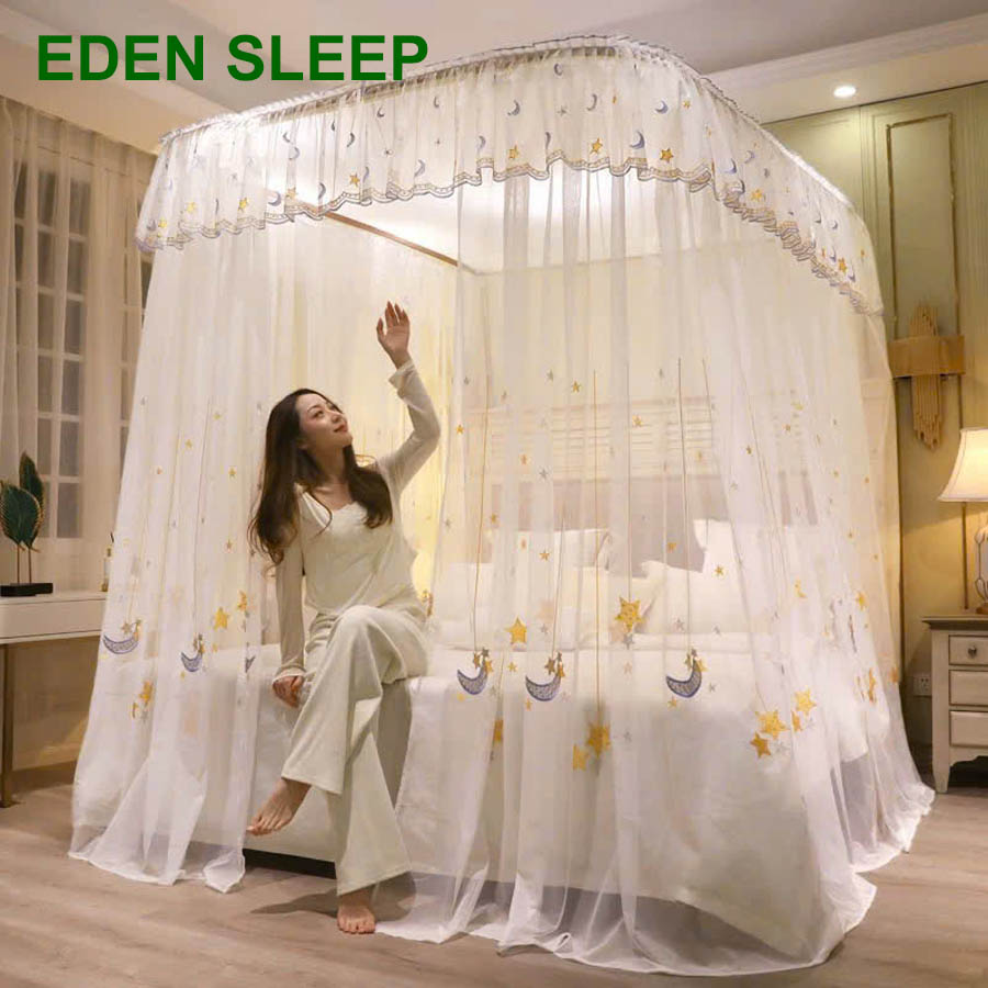 Màn khung không khoan tường A -Màn  ngủ hiện đại