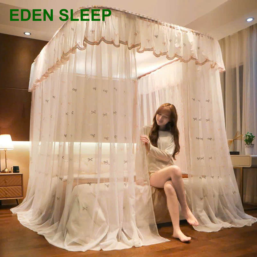 Màn khung không khoan tường A -Màn  ngủ hiện đại