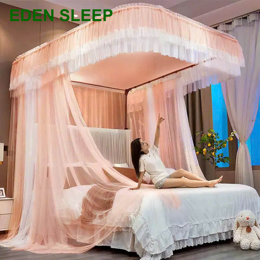 Màn khung không khoan tường A -Màn  ngủ hiện đại