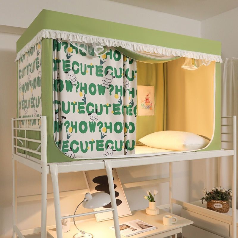 EDEN SLEEP Màn mùng khung chống muỗi ký túc xá sinh viên rèm cản sáng cho giường tầng trên và dưới cao cấp