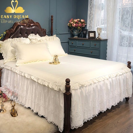HOT DEAL BỘ GA + 2 VỎ GỐI -Kết hợp màn khung không khoan tường siêu đẹp- Trang trí phòng ngủ - phòng cưới - decor