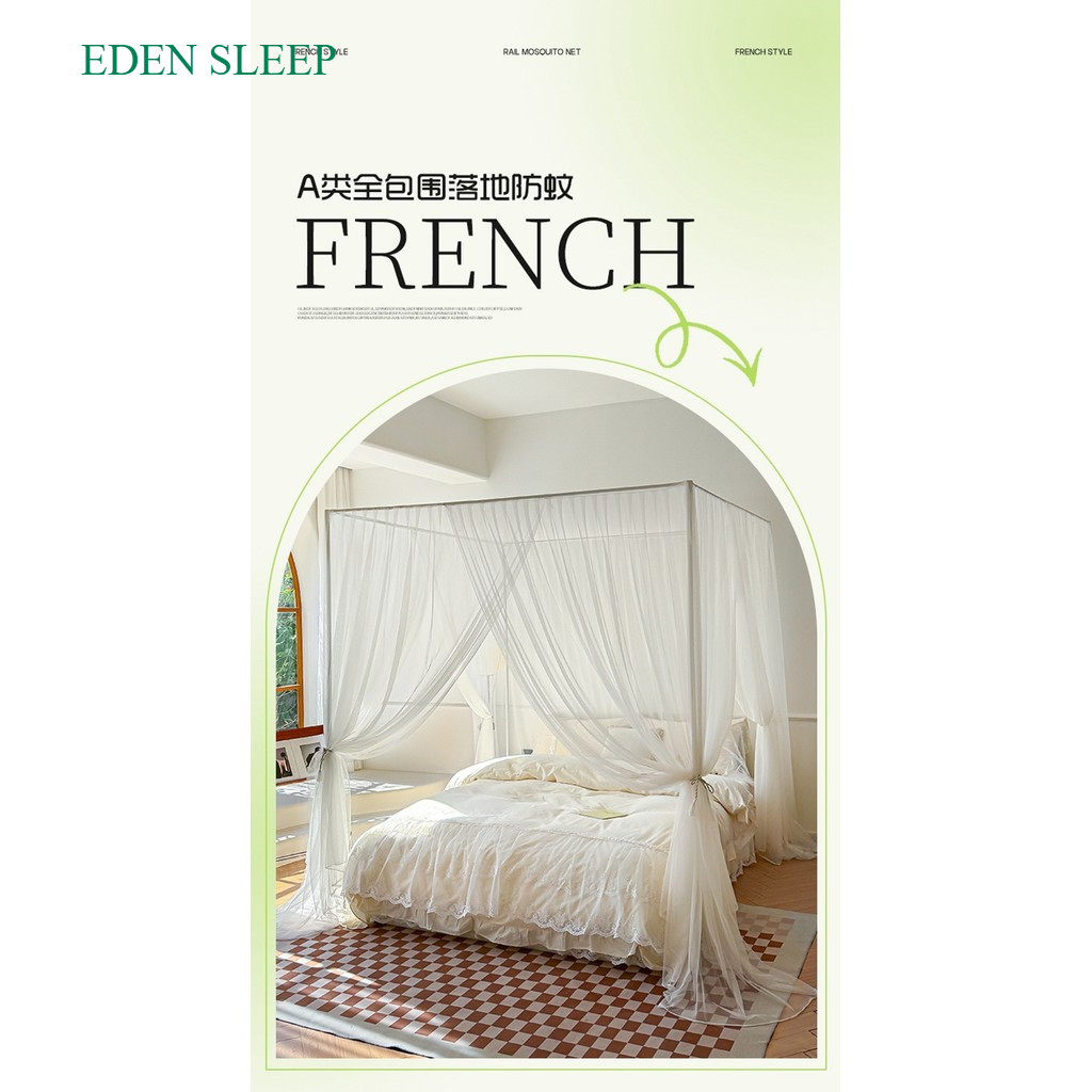 Màn chống muỗi từ trần đến sàn cung điện 2025 kiểu mới, màn giường cao cấp kiểu cũ