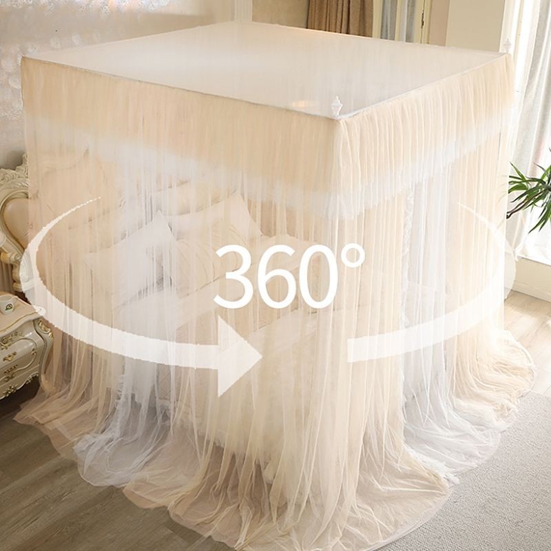 EDEN SLEEP Màn rèm chống muỗi 2 lớp,mùng khung 3 cửa, giường đôi phòng ngủ nhà rèm chắn giường 1.5-1.8-2m