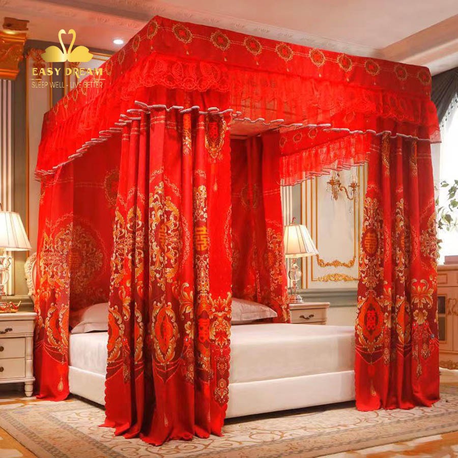 Màn khung không khoan tường cao cấp EASY DREAM -Mùng ngủ cao cấp chống muỗi