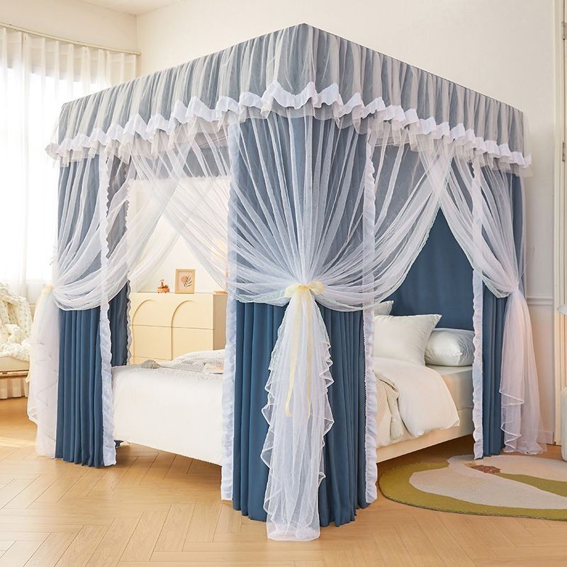 Màn mùng khung chống muỗi không khoan tường cao cấp , Màn ngu đẹp hiện đại