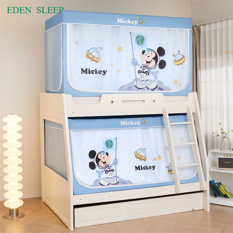 Màn chống muỗi giường  Tầng trẻ em hoạt hình chống rơi ngã