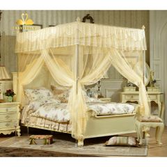 Màn khung không khoan tường Mùng ngủ cao cấp chống muỗi Kiểu dáng công chúa hiện đại đẹp