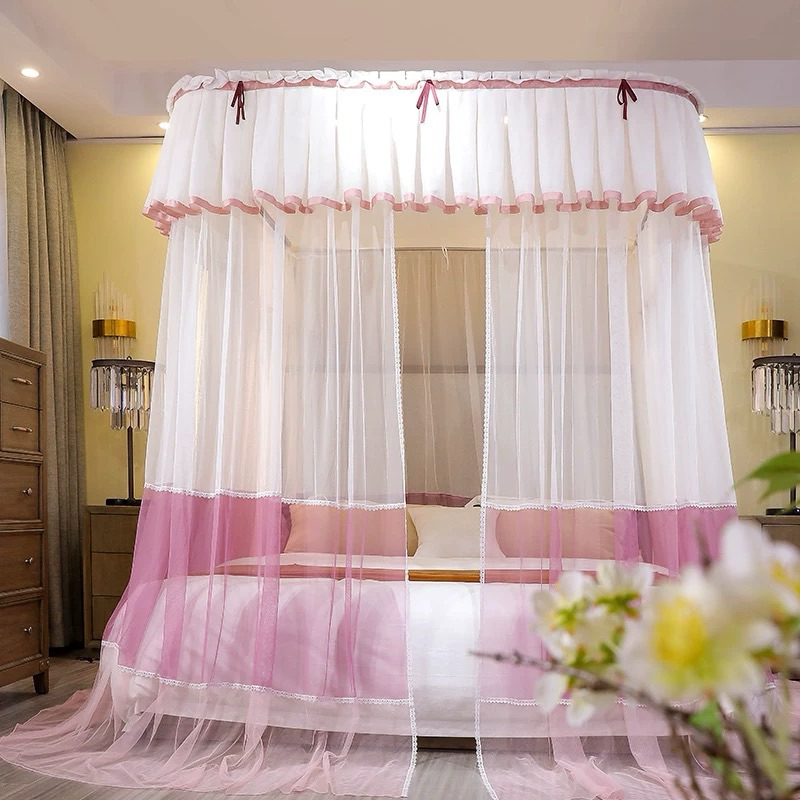 Màn khung inox không khoan tường pha màu