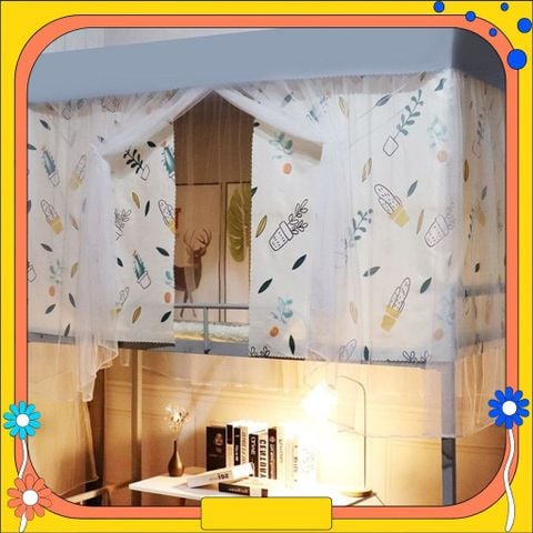 EDEN SLEEP Màn mùng khung chống muỗi rèm che giường ngủ ký túc xá sinh viên có khung chắn sáng giường tầng trường học