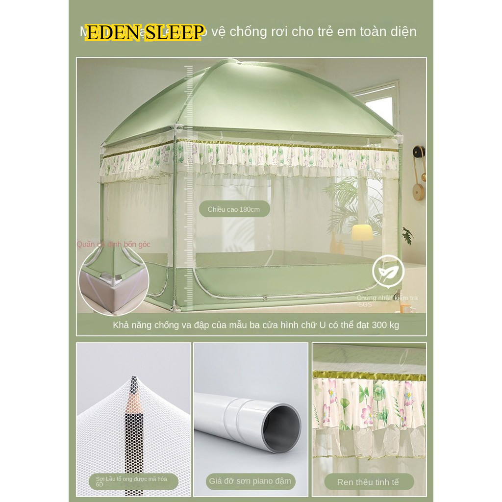 Màn Chống Rơi Mới 2025 Phòng Ngủ Gia Đình Phòng Ngủ Miễn Phí Lắp Đặt Trẻ Sơ Sinh Chống Rơi Đáy Giường