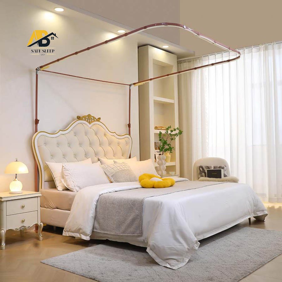 【BẢN 2024 】 Màn khung không khoan tường tường chống muỗi cao cấp SAFE SLEEP