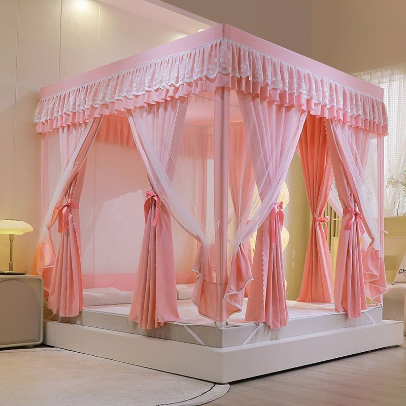 Lưới Chống Muỗi Kiểu Mới, Giường Ngồi, Lưới Rèm, Phong Cách Công Chúa, Gió Cung Điện, Mái Che Ánh Sáng, Chống Rơi, Nổi T