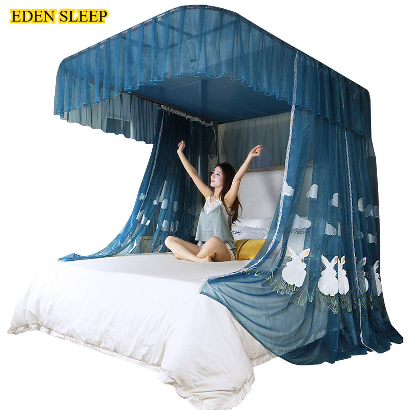 Màn khung mùng ngủ cao cấp không khoan tường , màn chống muỗi kiểu dáng công chúa