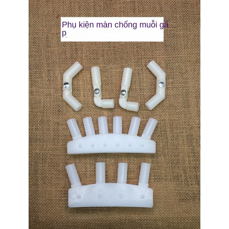 Màn Chống Muỗi Gấp 7y, Phụ Kiện Khuỷu Tay Dày, Đầu Nối, Bộ Cố Định Đế Bốn Sợi Sáu Sợi, Kết Nối Góc Hình Chữ L Hai Thông