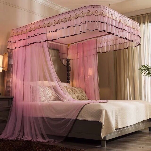 【BẢN 2023 】 Màn khung inox không khoan tường  - mùng ngủ không khoan tường