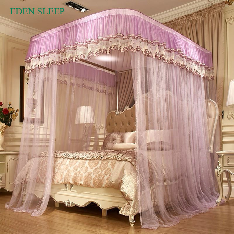 【BẢN 2024 】 Màn / Mùng khung inox không khoan tường cao cấp A27 chống muỗi  , màn ngủ công chúa SẮN HÀNG