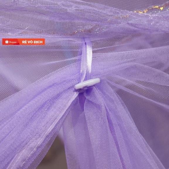 HOT DEAL Màn chụp (mùng) tự bung -gấp gọn- chống muỗi dành cho người lớn -cao 1m65 có 2 cửa- vải tuyn cao cấp