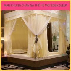 Màn Chống Muỗi Kiểu Mới Ba Cửa Kiểu Giường Ngồi Che Nắng Chống Bụi Phía Trên Dây Kéo Bao Toàn Bộ Giường Chống Rơi Cho Bé
