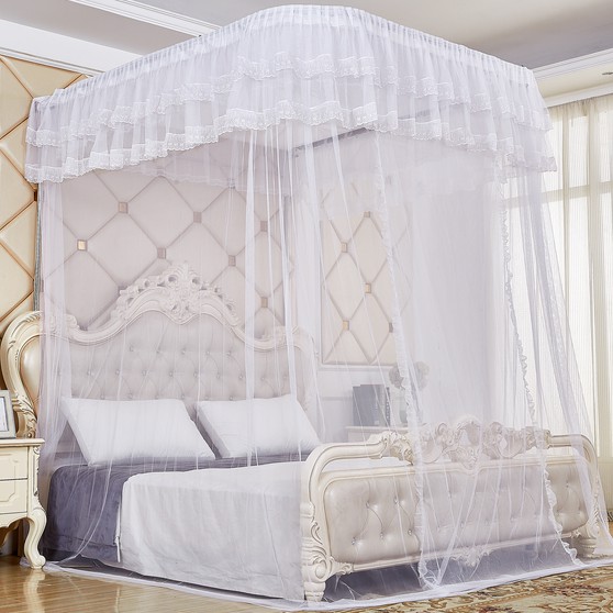 Mùng (màn ) khung cao cấp không khoan tường  cao cấp có dây kéo tăng chỉnh được độ cao