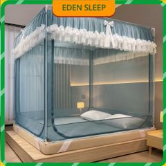 EDEN SLEEP Mùng khung chống muỗi chống rơi màn chụp cho trẻ em phòng ngủ,rèm giường chống bụi trọn bộ mùng khung vuông
