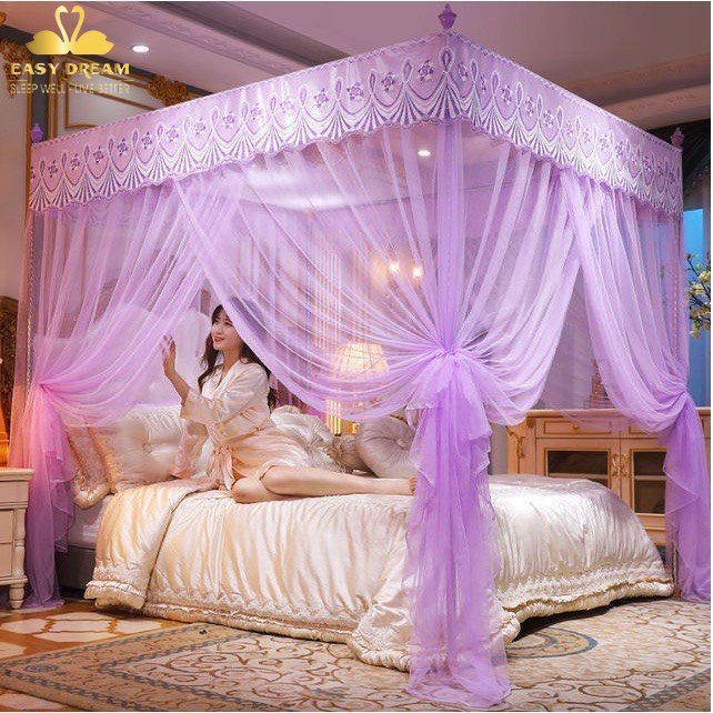 Màn công chúa không khoan tường cao cấp EASY DREAM ,mùng ngủ hiện đại chống muỗi
