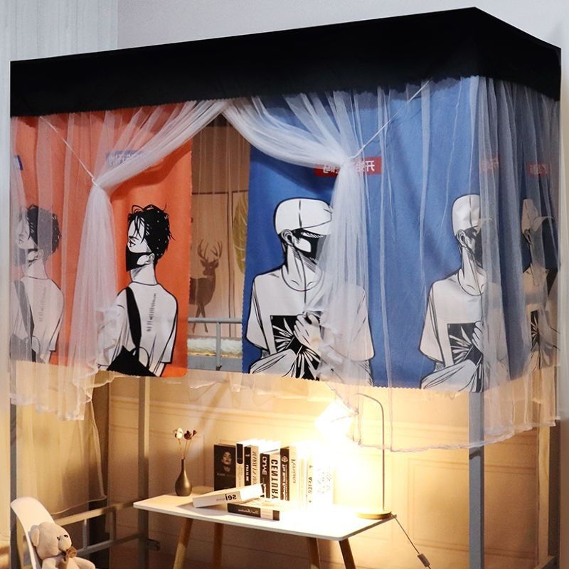 EDEN SLEEP mùng khung ký túc xá sinh viên đại học rèm che giường ngủ màn chống muỗi giường tầng rèm giường đơn