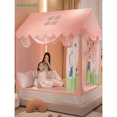 EDEN SLEEP Màn chống muỗi chống rơi trẻ em loại A 202 nhà mới Màn chống muỗi gắn trên giường cho bé công chúa