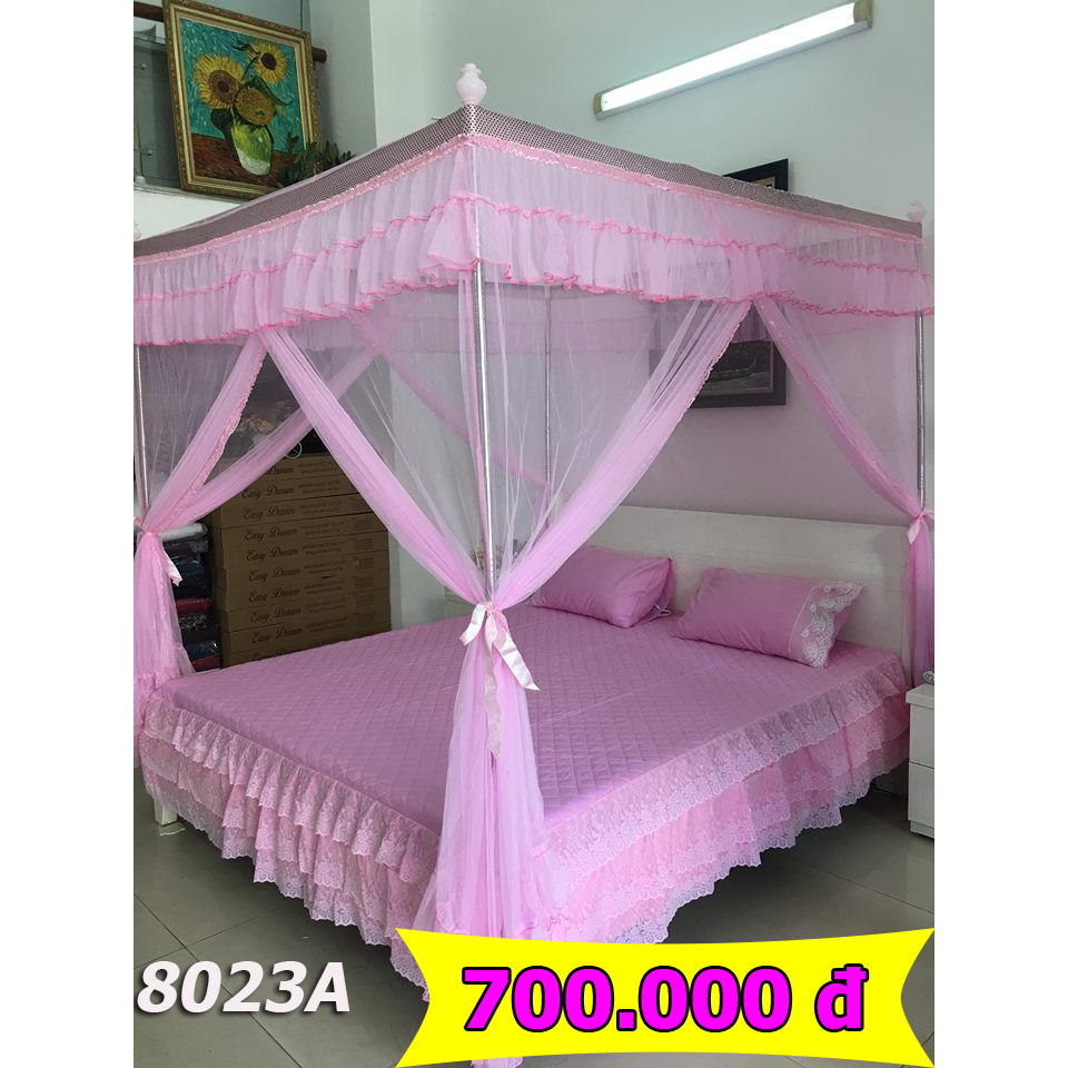 Màn khung công chúa không khoan tường - mùng ngủ cao cấp