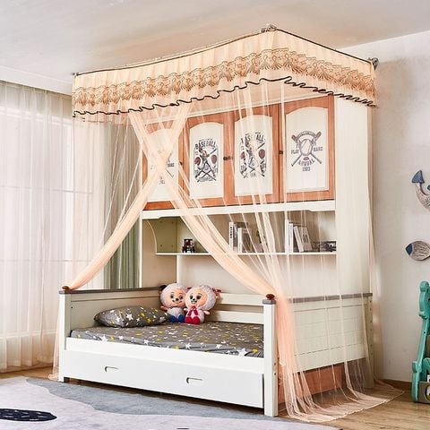 Màn khung khoan tường dành cho giường tầng trẻ em , màn giường tầng mùng giường tầng chống muỗi cho bé