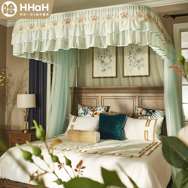 Màn khung không khoan tường mùng ngủ công chúa hiện đại chống muỗi