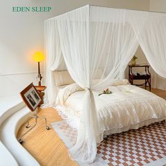 Màn chống muỗi từ trần đến sàn cung điện 2025 kiểu mới, màn giường cao cấp kiểu cũ