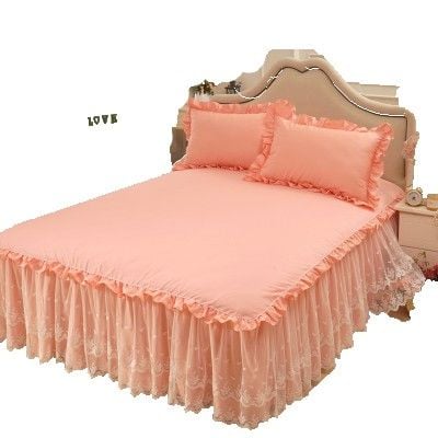 Ga phủ + 2 vỏ gối lua satin cao cấp ga cưới đẹp