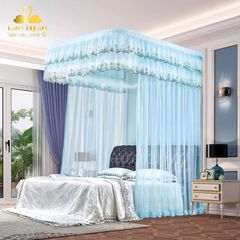 Mùng khung kéo ròng rọc tăng chỉnh được chiều cao cấp -Màn khung hiện đại cao cấp