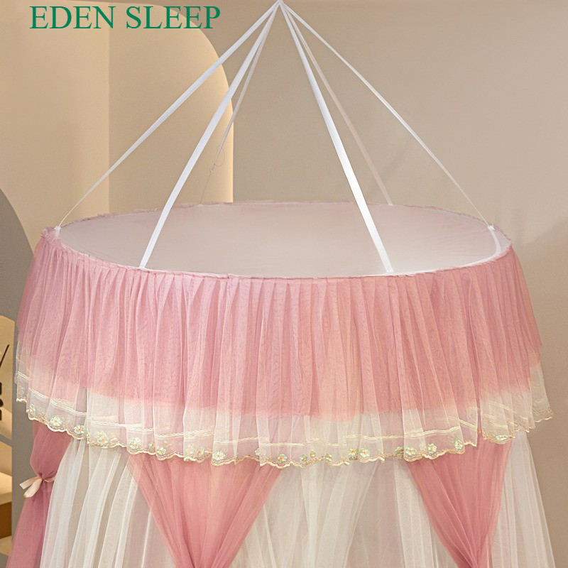 Công chúa kiểu mới trần lưới chống muỗi hình tròn  màn tròn công chúa