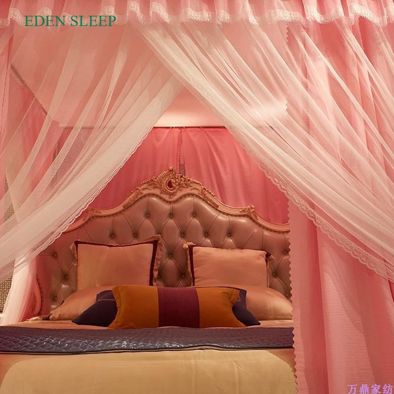 PHIÊN BẢN 2022   Màn rèm cung đình; màn/ mùng khung không khoan tường; màn 4 cột cống chúa rèm che 2 lớp