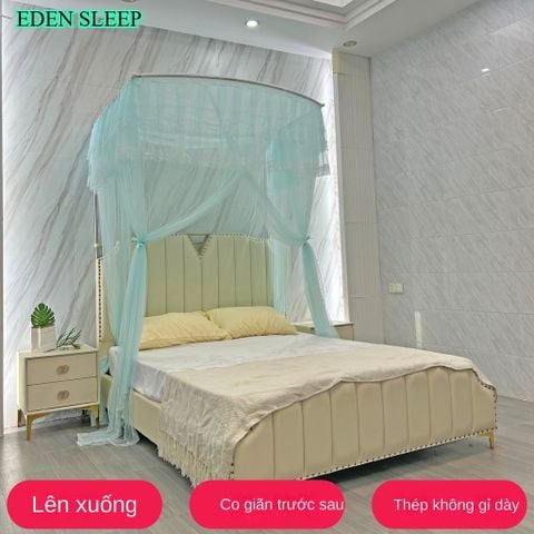 Màn khung thu xếp gọn màn ngủ hiện đại không khoan tường tăng chỉnh được chiều cao chống muỗi