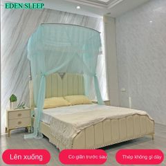 Màn khung thu xếp gọn màn ngủ hiện đại không khoan tường tăng chỉnh được chiều cao chống muỗi