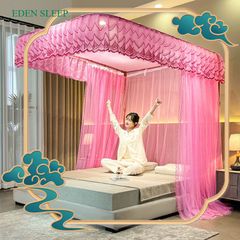 Màn mùng khung không khoan tường , màn ngủ công chúa hiện đại phong cách mới chống muỗi