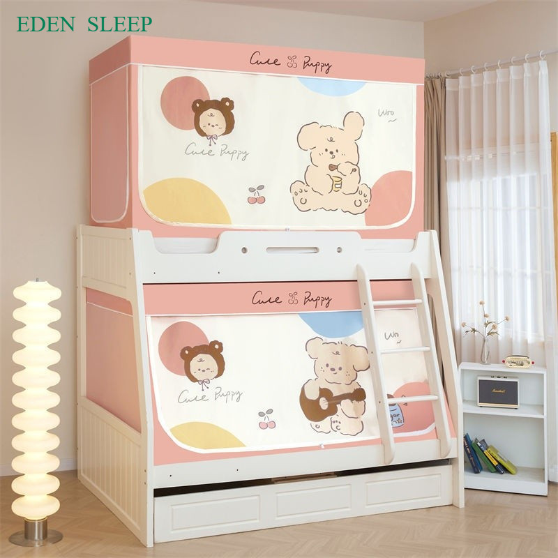 Màn chống muỗi giường  Tầng trẻ em hoạt hình chống rơi ngã