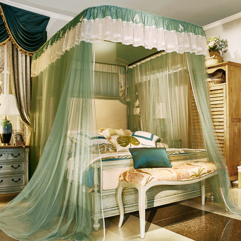 Màn khung không khoan tường mùng ngủ công chúa hiện đại chống muỗi